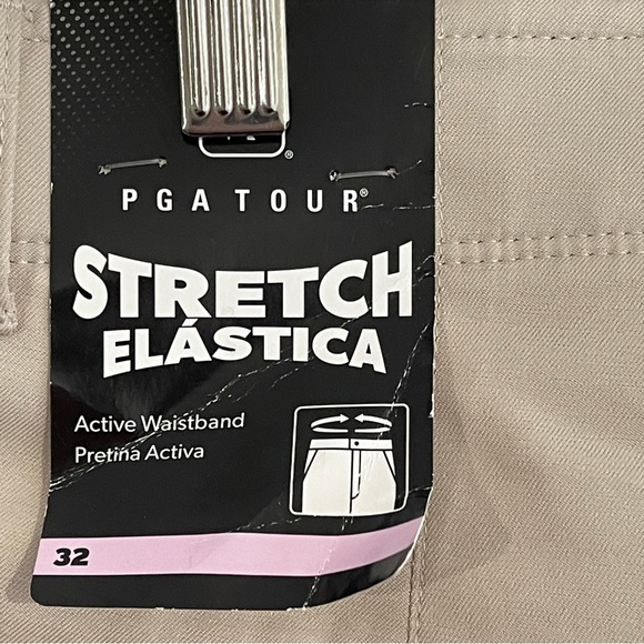 PGA Tour Shorts Men’s Size 32 khaki, golf shorts - Picture 3 of 7